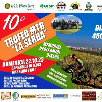 Bicinpuglia torna in Salento per il decimo Trofeo MTB La Serra