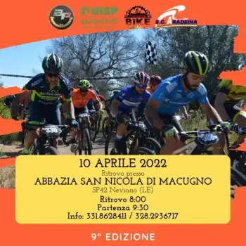 Bicinpuglia 2022, domenica a Neviano c'è il Trofeo 